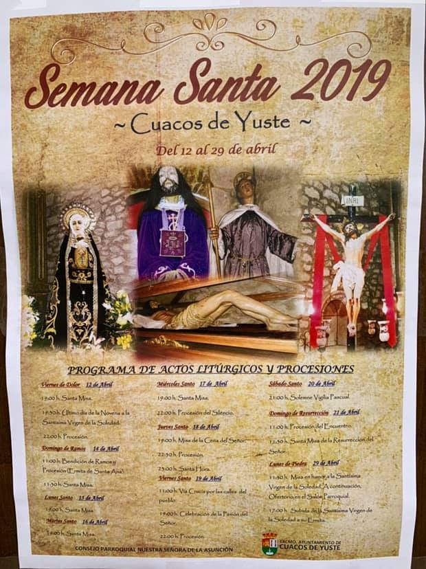 Semana Santa en Cuacos de Yuste 2019 Cuacos de Yuste